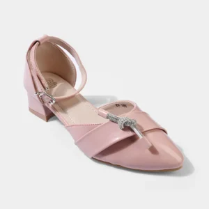 Baby Pink Pump Heel